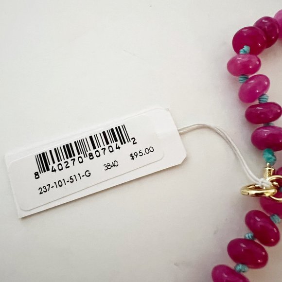 Palma Necklace ~ Pink Quartz - Picture 6 of 6